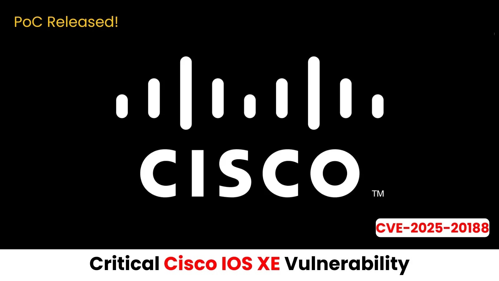 Critical Cisco IOS XE Vulnerability Enables Remote Code Execution: PoC Released