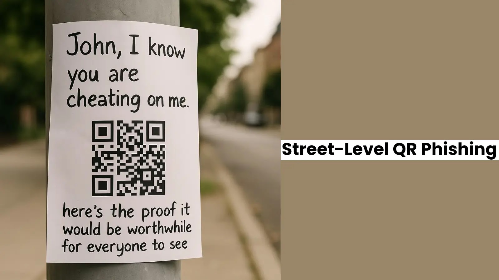 The Emergence of Street-Level QR Code Phishing: A New Frontier in Cybercrime