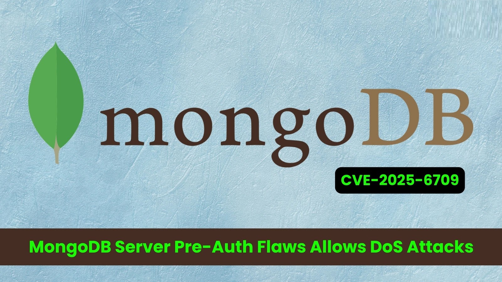 Critical Pre-Authentication Vulnerability in MongoDB Servers Exposes Systems to Denial of Service Attacks