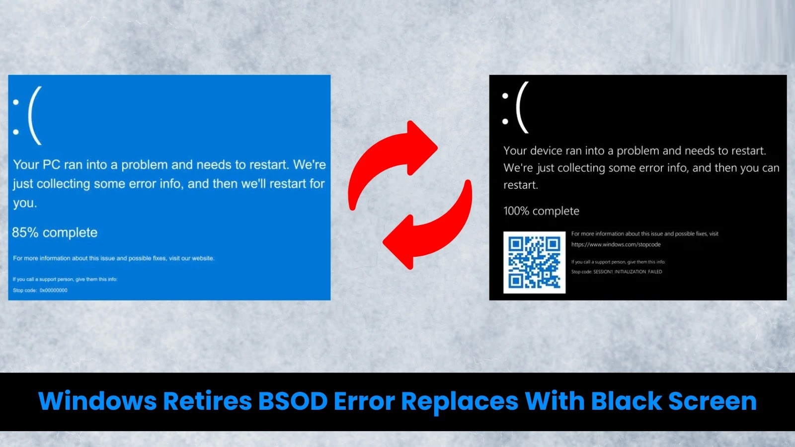 Microsoft Retires Iconic ‘Blue Screen of Death’ After Four Decades, Introduces Sleeker Black Version