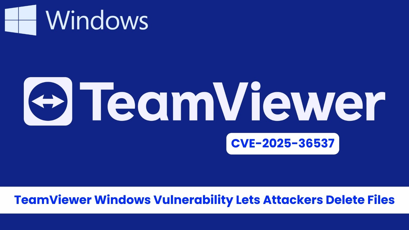Critical TeamViewer Vulnerability Allows SYSTEM-Level File Deletion on Windows