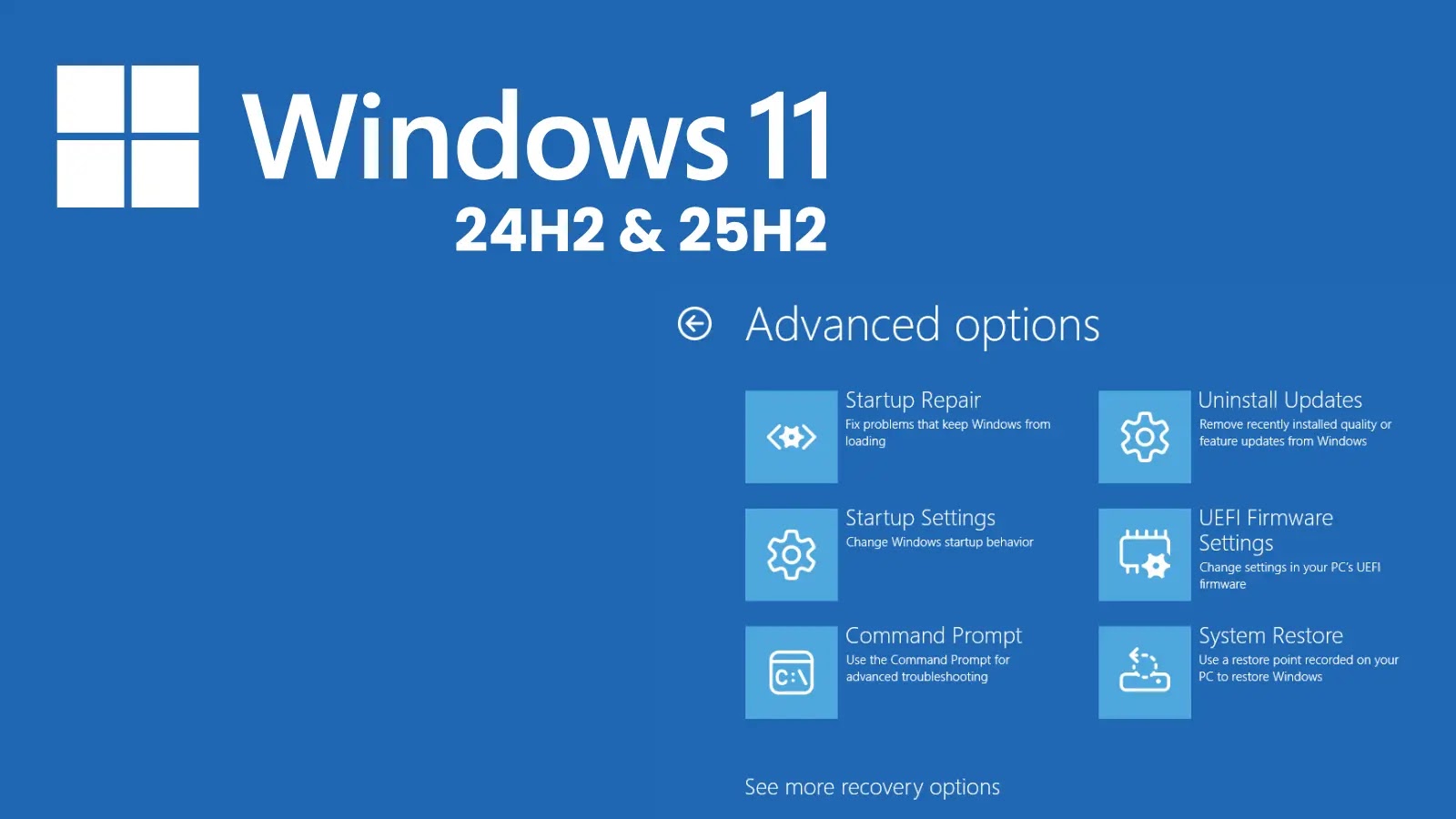 Windows 11 24H2/25H2 Update Disables USB Input Devices in Recovery Mode