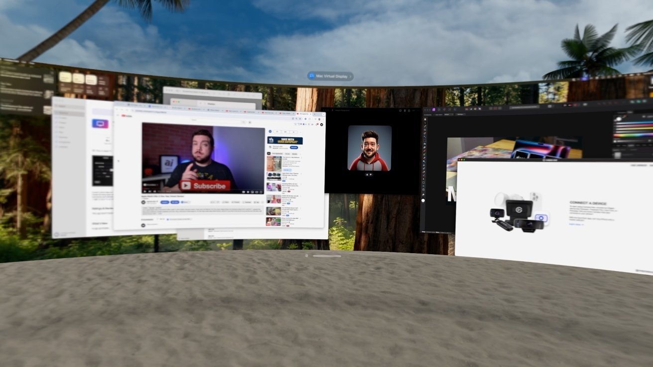 Apple Vision Pro M5 Enhances Mac Virtual Display with 120Hz Refresh Rate
