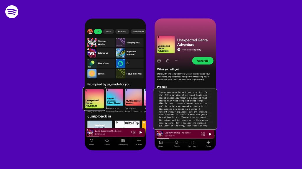 Spotify Launches AI ‘Prompted Playlists’ for Deeper Personalized Music Experiences