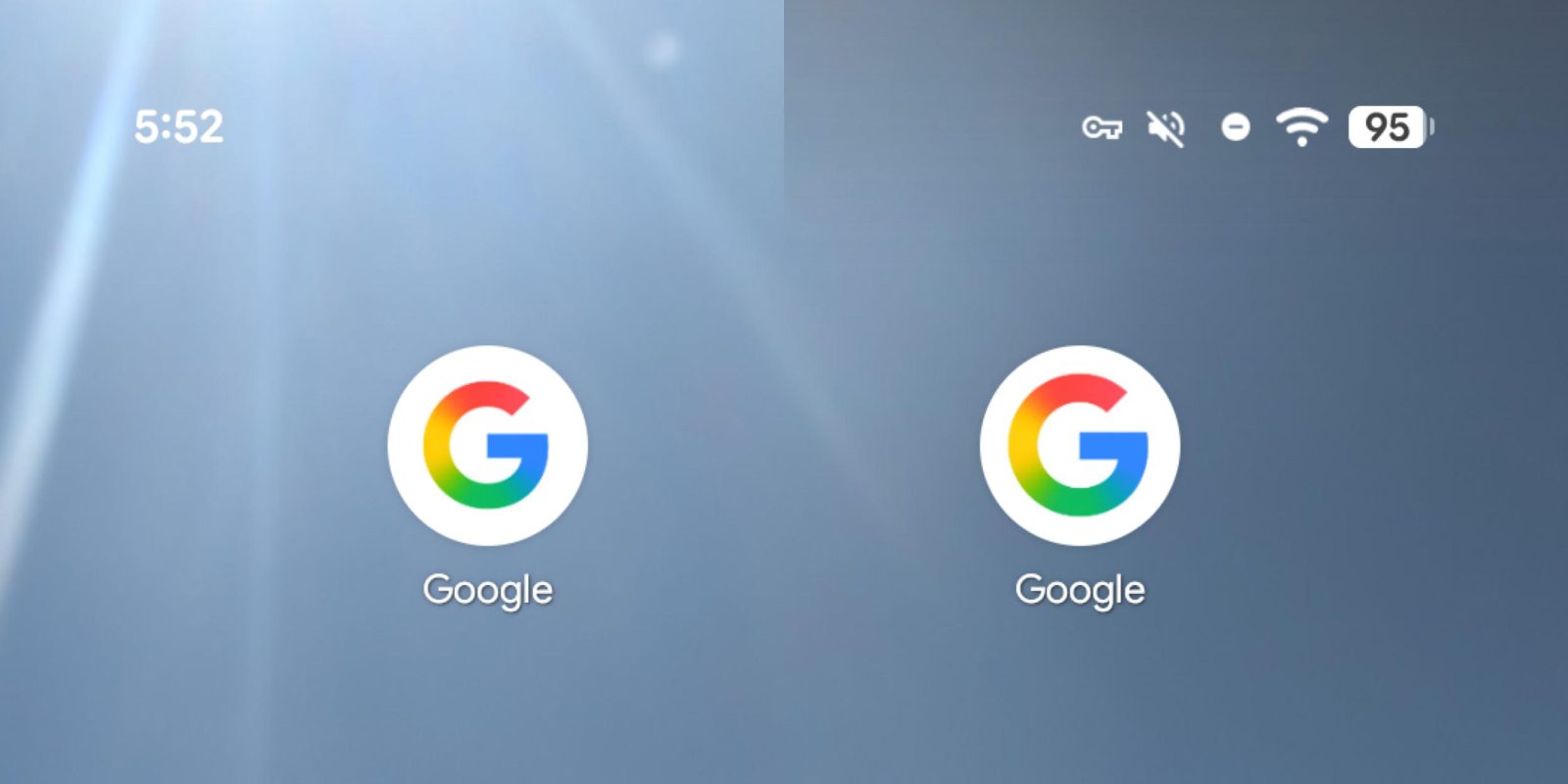 Google Enlarges Icon in Latest Android Beta for Improved User Experience