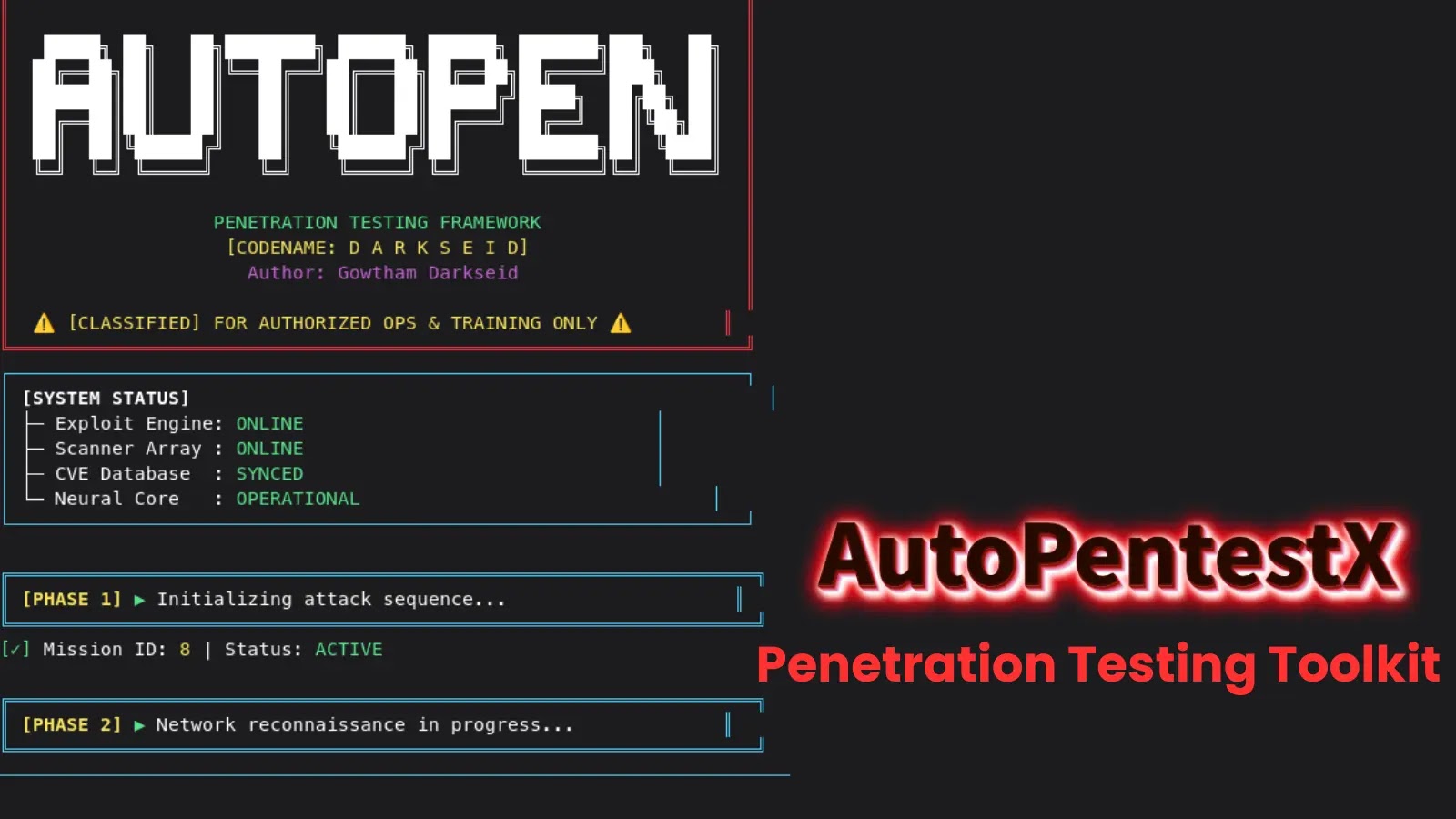 AutoPentestX Launches: Streamlined Open-Source Penetration Testing for Linux Systems