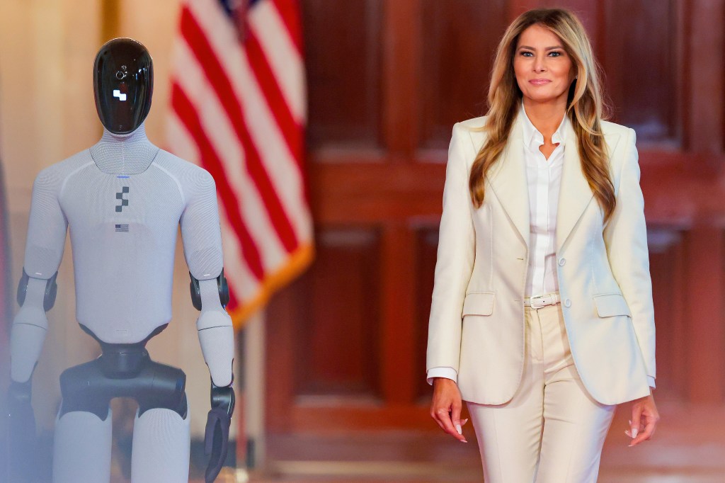 First Lady Melania Trump Unveils Humanoid Robot Educator Plato at Global EdTech Summit