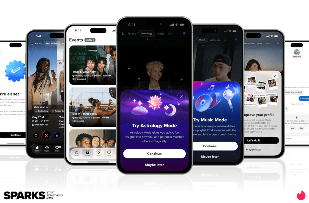 Tinder Introduces Events Tab and Virtual Speed Dating to Enhance Real-World Connections