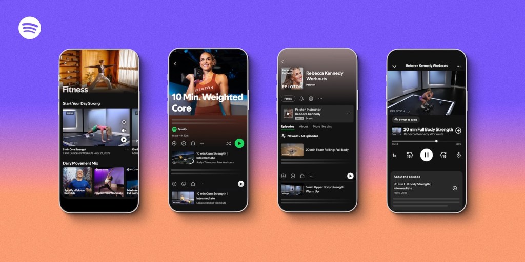 Spotify Expands into Fitness Content with New Hub, Peloton Partnership, and Wellness Creator Collaborations