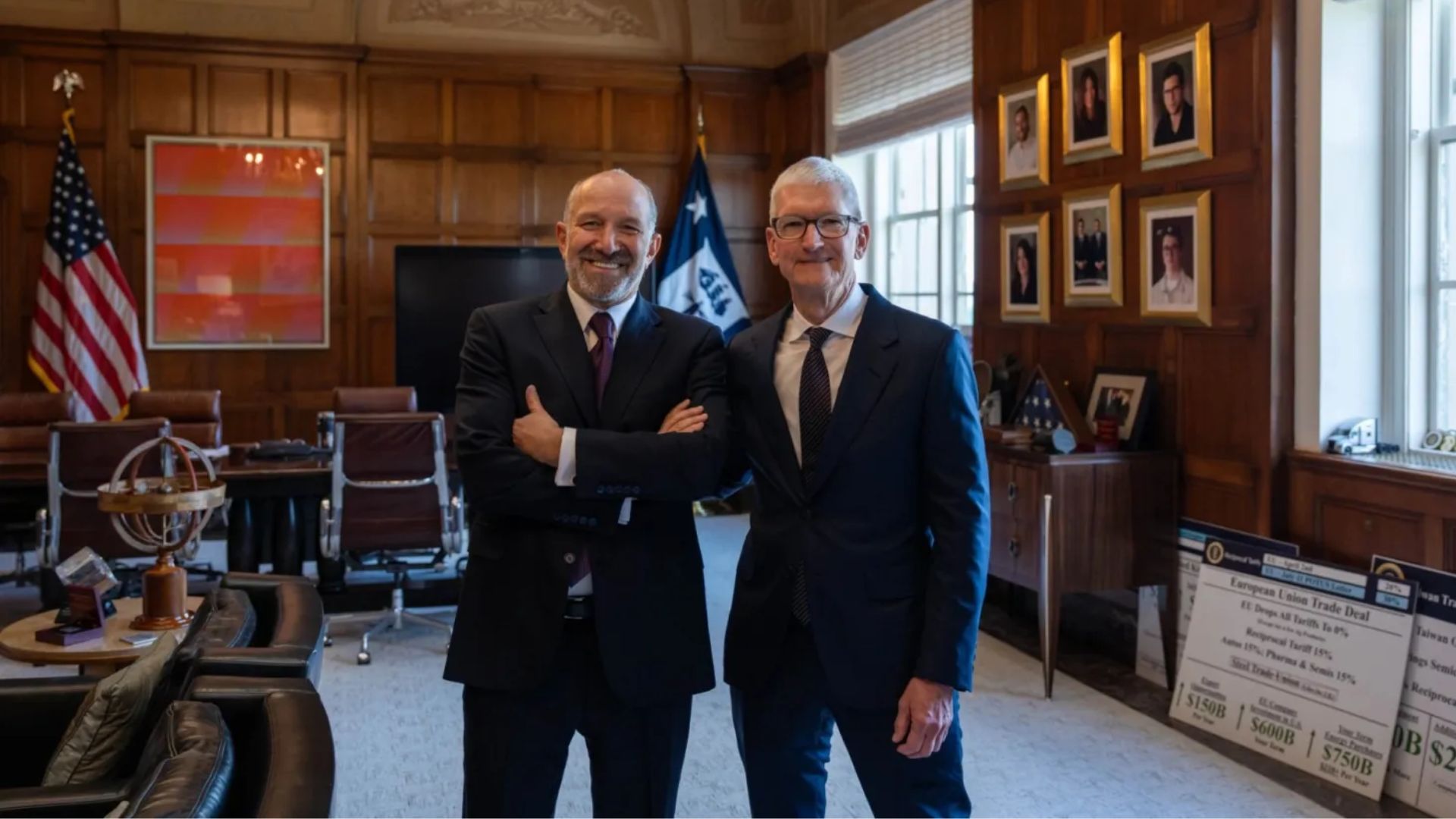 Tim Cook Visits White House Amid Apple’s Leadership Shift; John Ternus to Succeed as CEO in September 2026