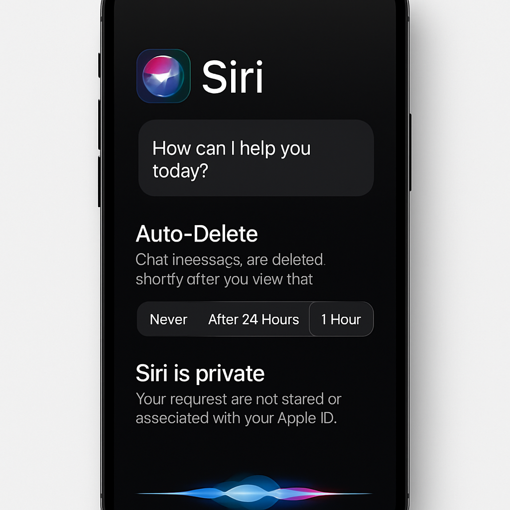 Apple’s New Siri App to Feature Auto-Deleting Chats, Launching in Beta