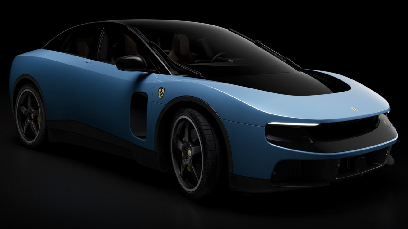 Jony Ive’s Ferrari Redesign Sparks Debate with Unconventional All-Electric Model