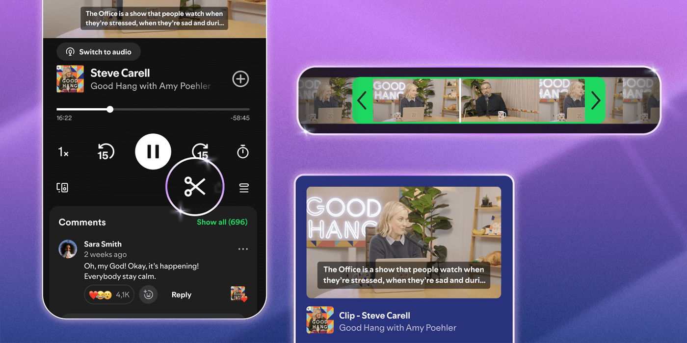 Spotify Launches Podcast Clips for Easy Sharing of Favorite Moments