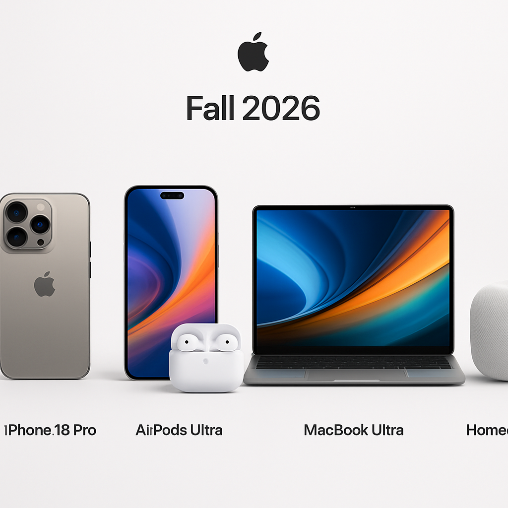 Apple’s Fall 2026 Lineup: 15+ New Products Unveiled