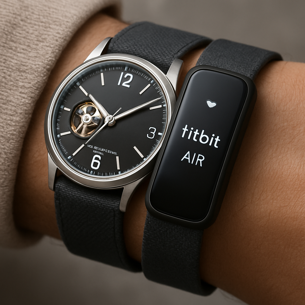 Fitbit Air Users Integrate Automatic Watches into Straps