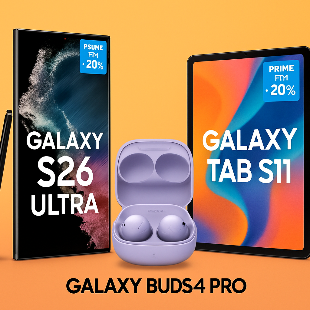 Prime Day 2026: Unmissable Deals on Samsung Galaxy S26 Ultra, Buds 4 Pro, and More