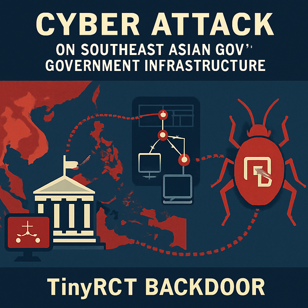 CL-STA-1062 Deploys TinyRCT Backdoor in Southeast Asia Attacks