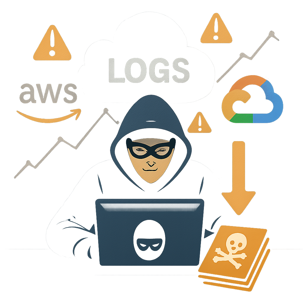 Hackers Exploit AWS and Google Cloud Logging to Evade Detection