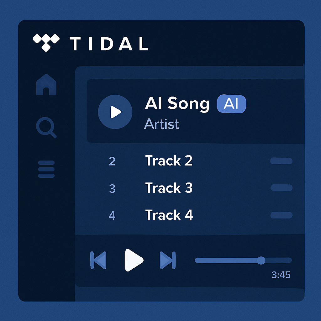 TIDAL Restricts Monetization of AI-Generated Music