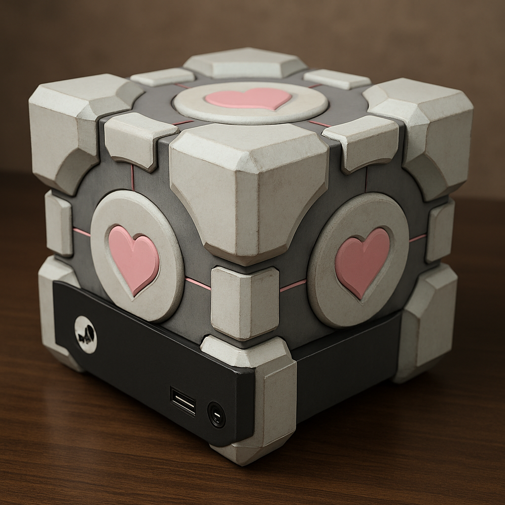 Valve Halts Dbrand’s Companion Cube Skin for Steam Machine