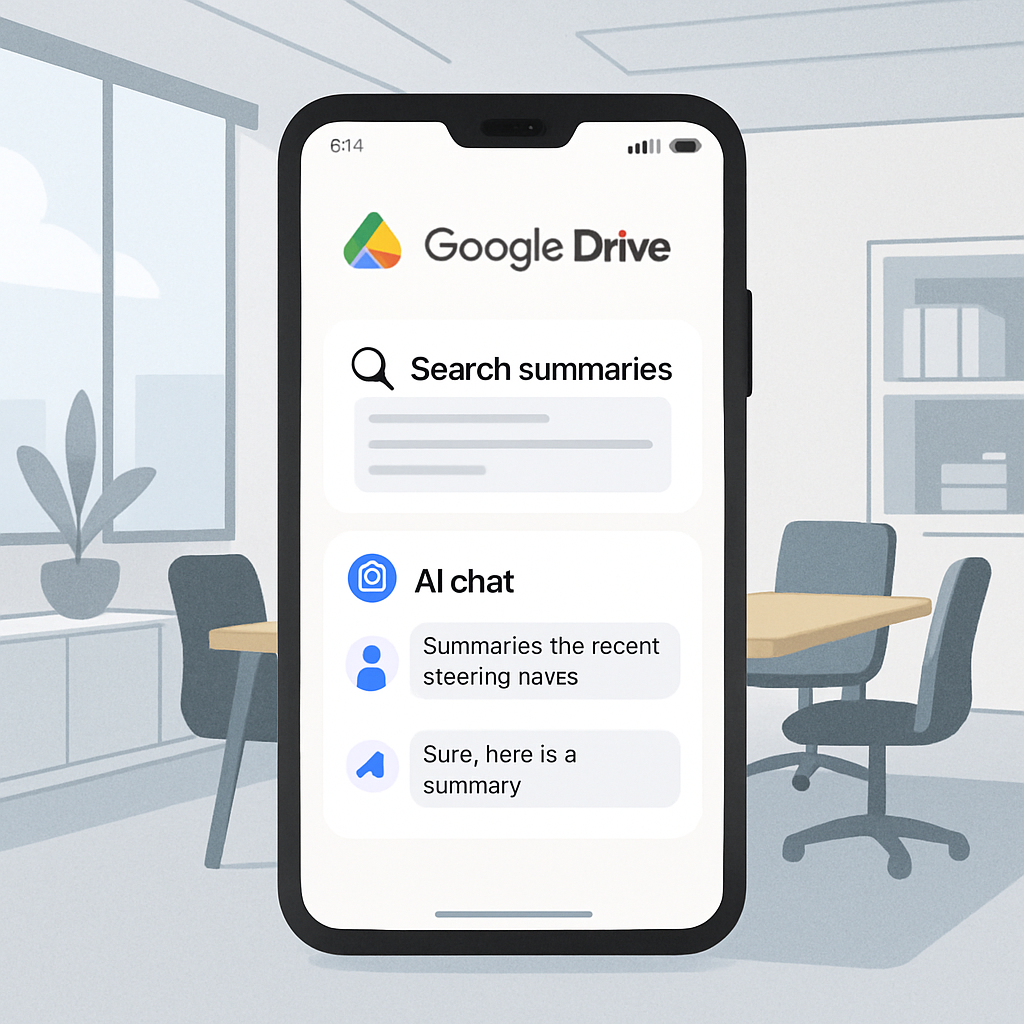 Google Drive Integrates Gemini AI on Android and iOS