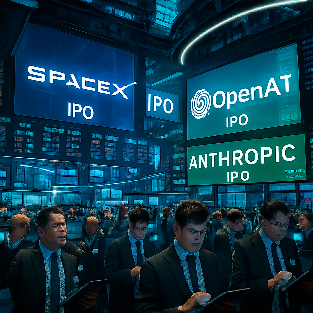 AI Giants Rush to Public Markets Amidst Historic IPO Wave