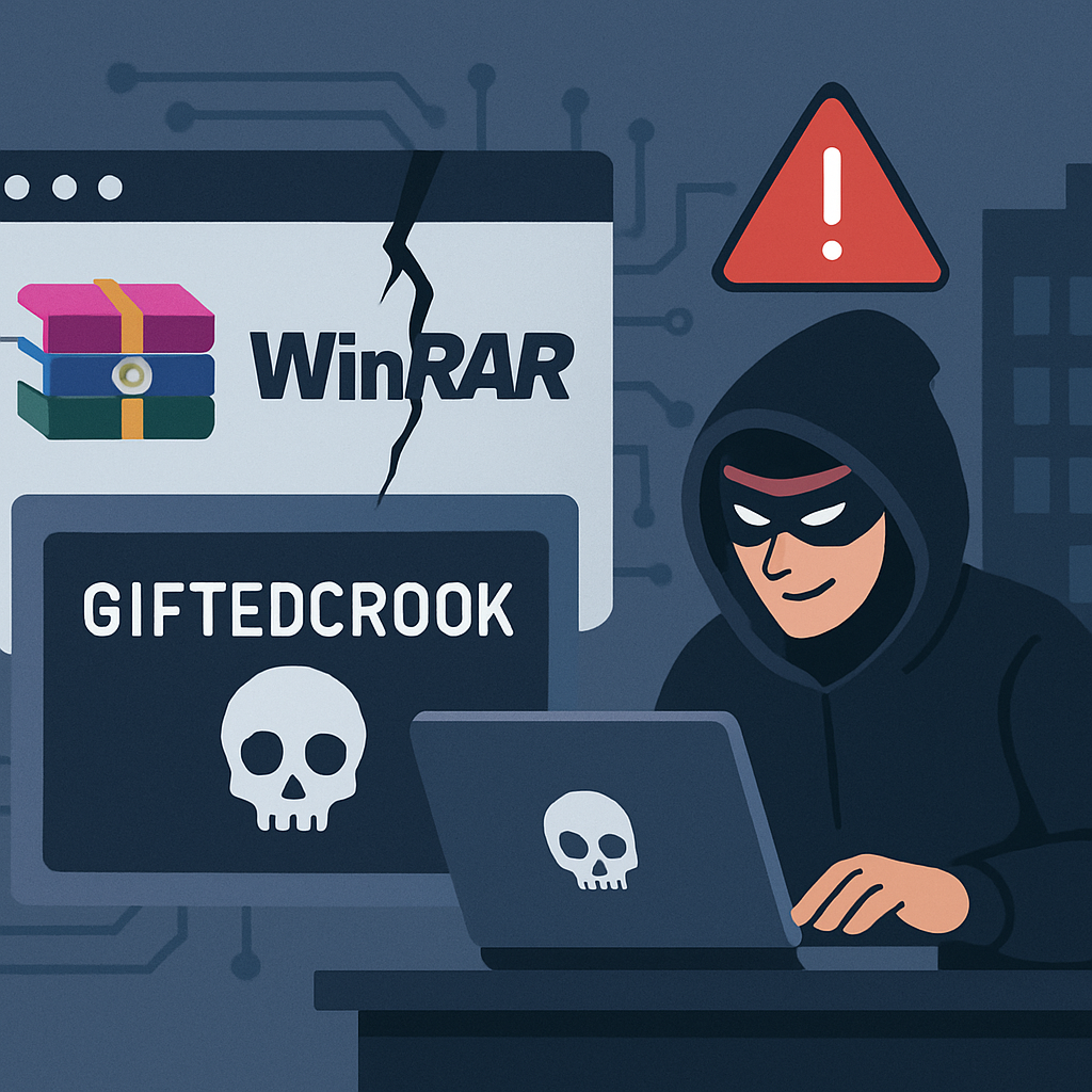 Russian Hackers Exploit WinRAR Flaw to Deploy GIFTEDCROOK Stealer