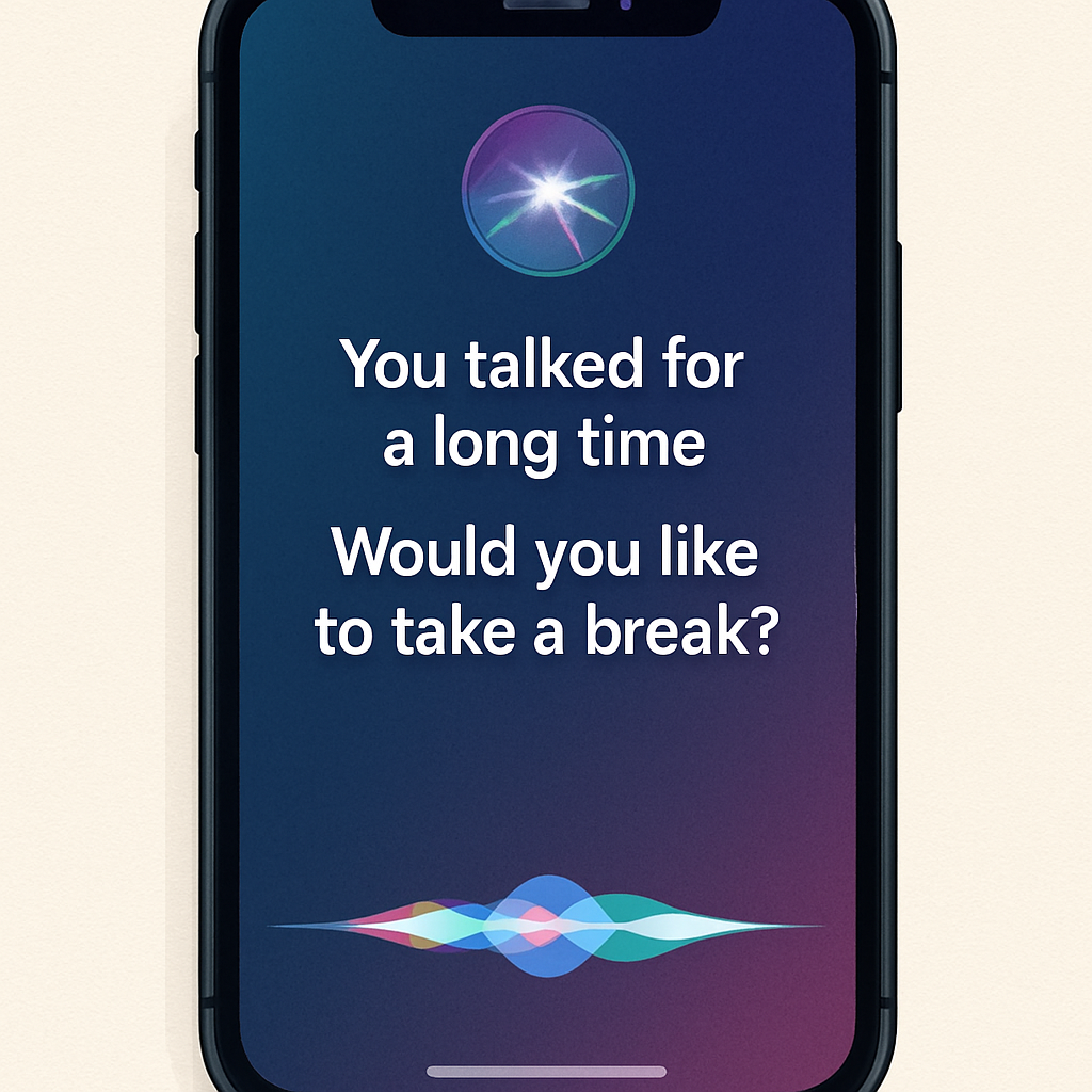 Siri AI May Prompt Users to Take Breaks During Extended Conversations