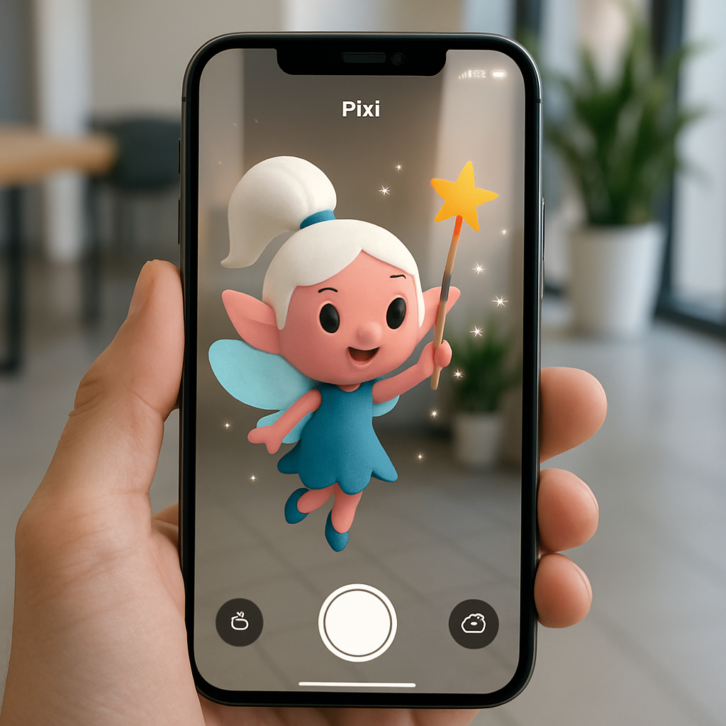 Pixi’s iOS App Brings Interactive AR to Text Messaging