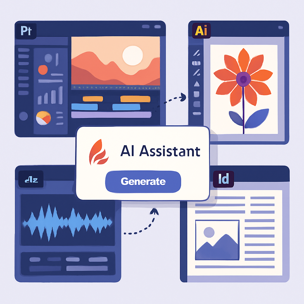 Adobe Integrates Firefly AI Assistant into Premiere, Illustrator, and InDesign