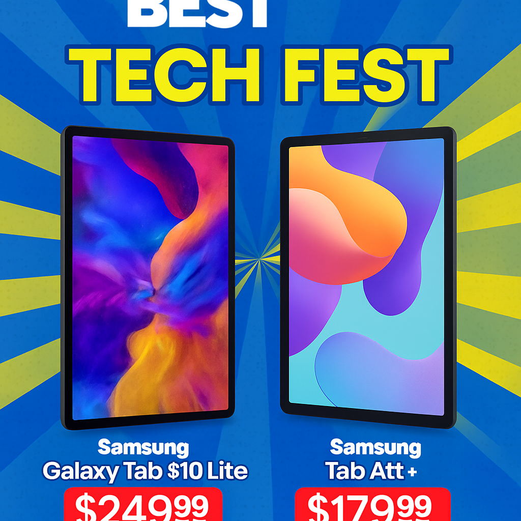 Best Buy’s Tech Fest Offers Major Discounts on Samsung Galaxy Tablets