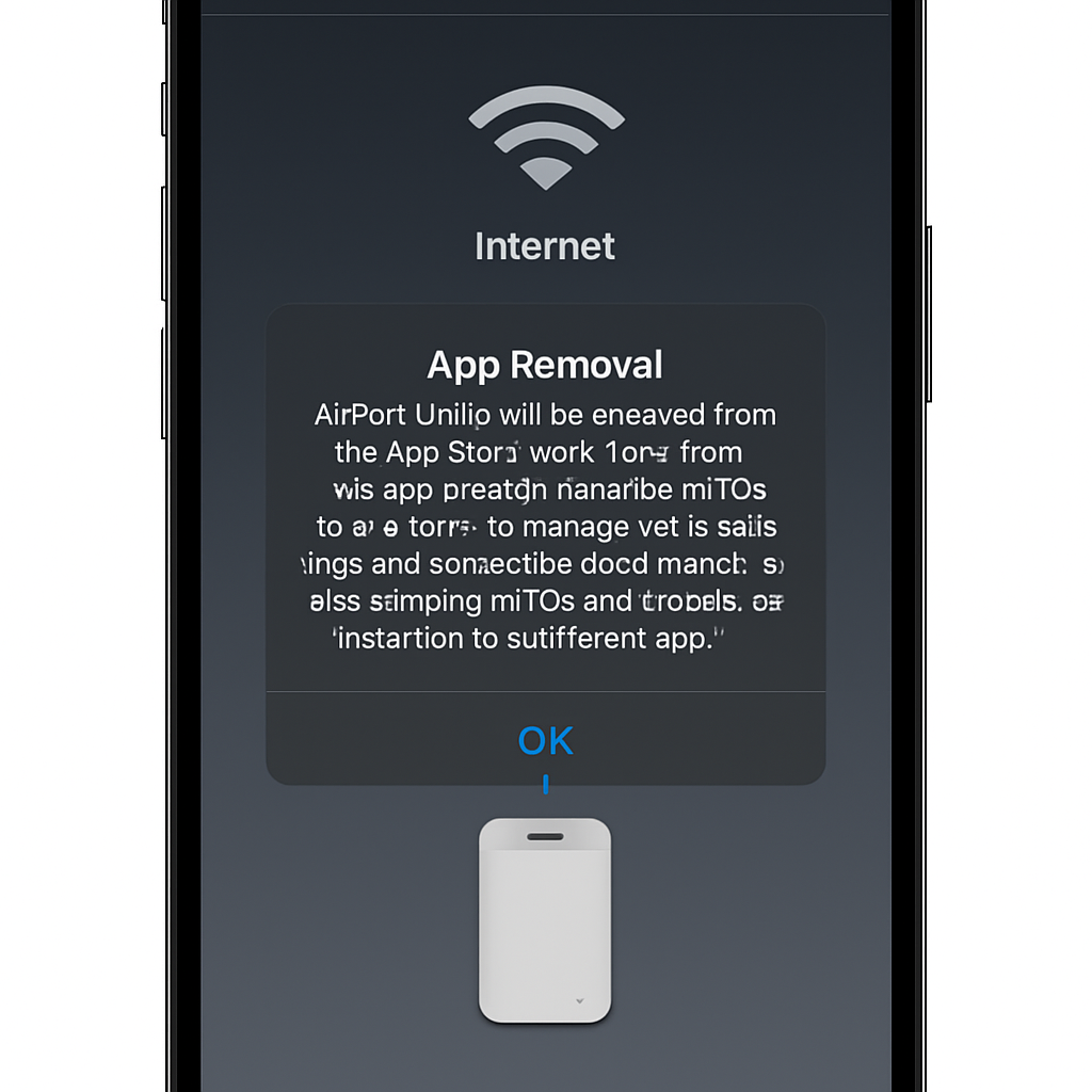 Apple to Remove AirPort Utility App from App Store
