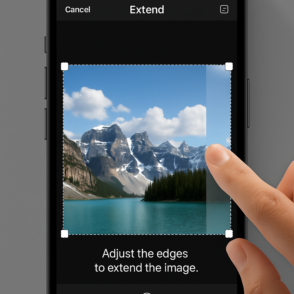 iOS 27’s Extend Tool Enhances Photo Composition with AI