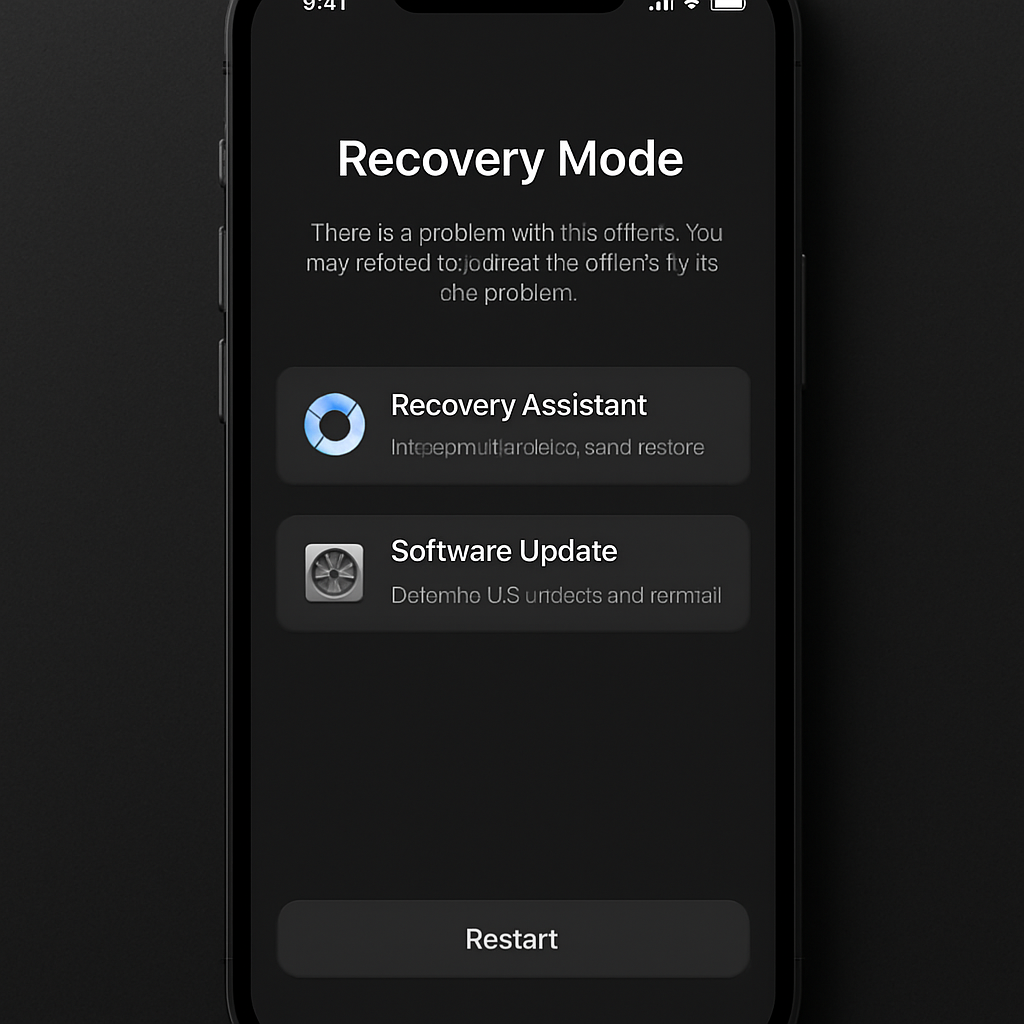 iOS 27 Introduces Mac-Like Recovery Mode for iPhone and iPad