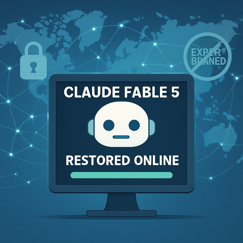 Anthropic Restores Claude Fable 5 After U.S. Lifts Export Controls
