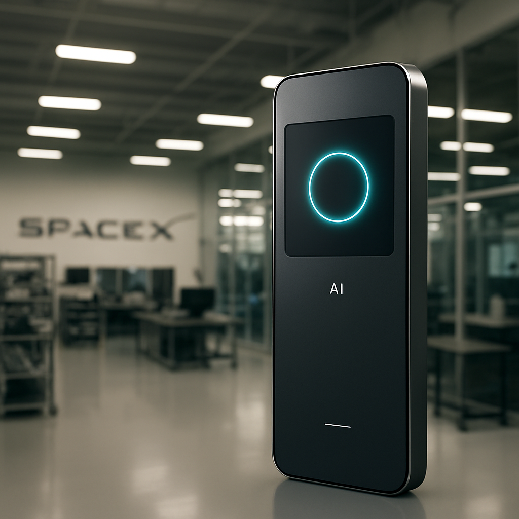 SpaceX Unveils AI Device Prototype, Signaling Potential Entry into Consumer Tech