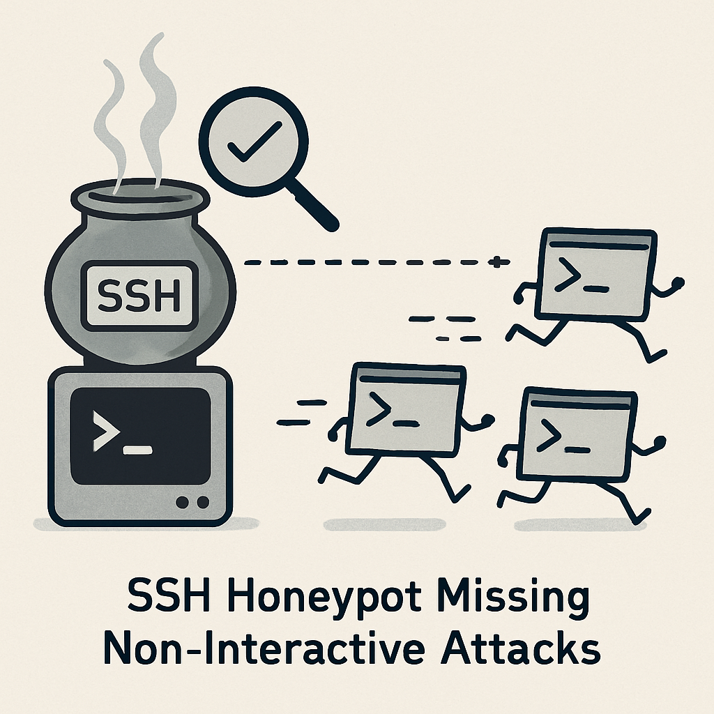 SSH Honeypots Overlook Non-Interactive Attacks