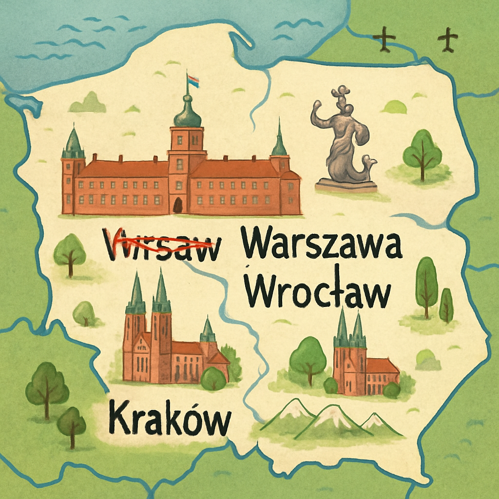 Google Maps Restores Original Names of Polish Landmarks After Offensive Edits