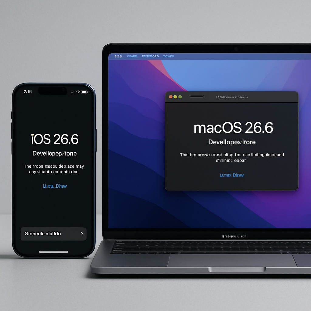 Apple Releases Fourth Developer Betas of iOS 26.6 and macOS 26.6