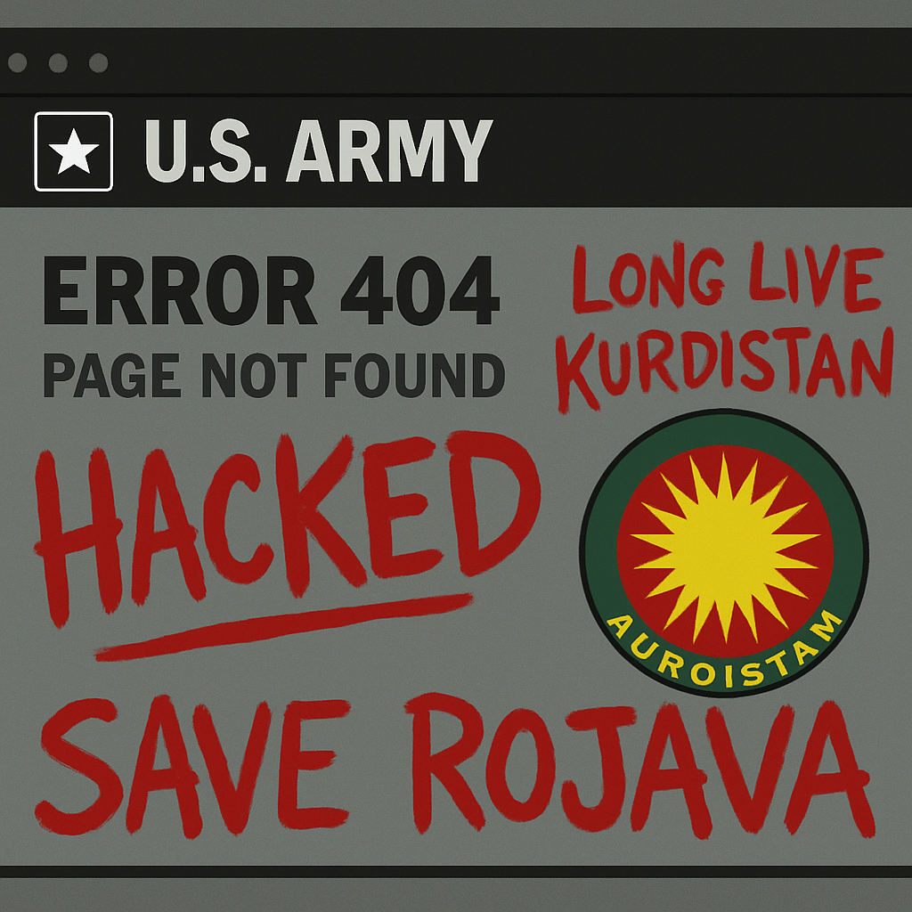Hacktivists Deface U.S. Army Websites with Pro-Kurdish Messages