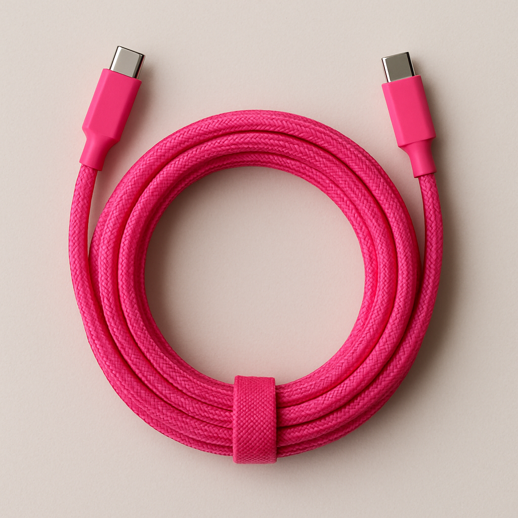 Beats Introduces ‘Power Pink’ Woven USB-C Cables