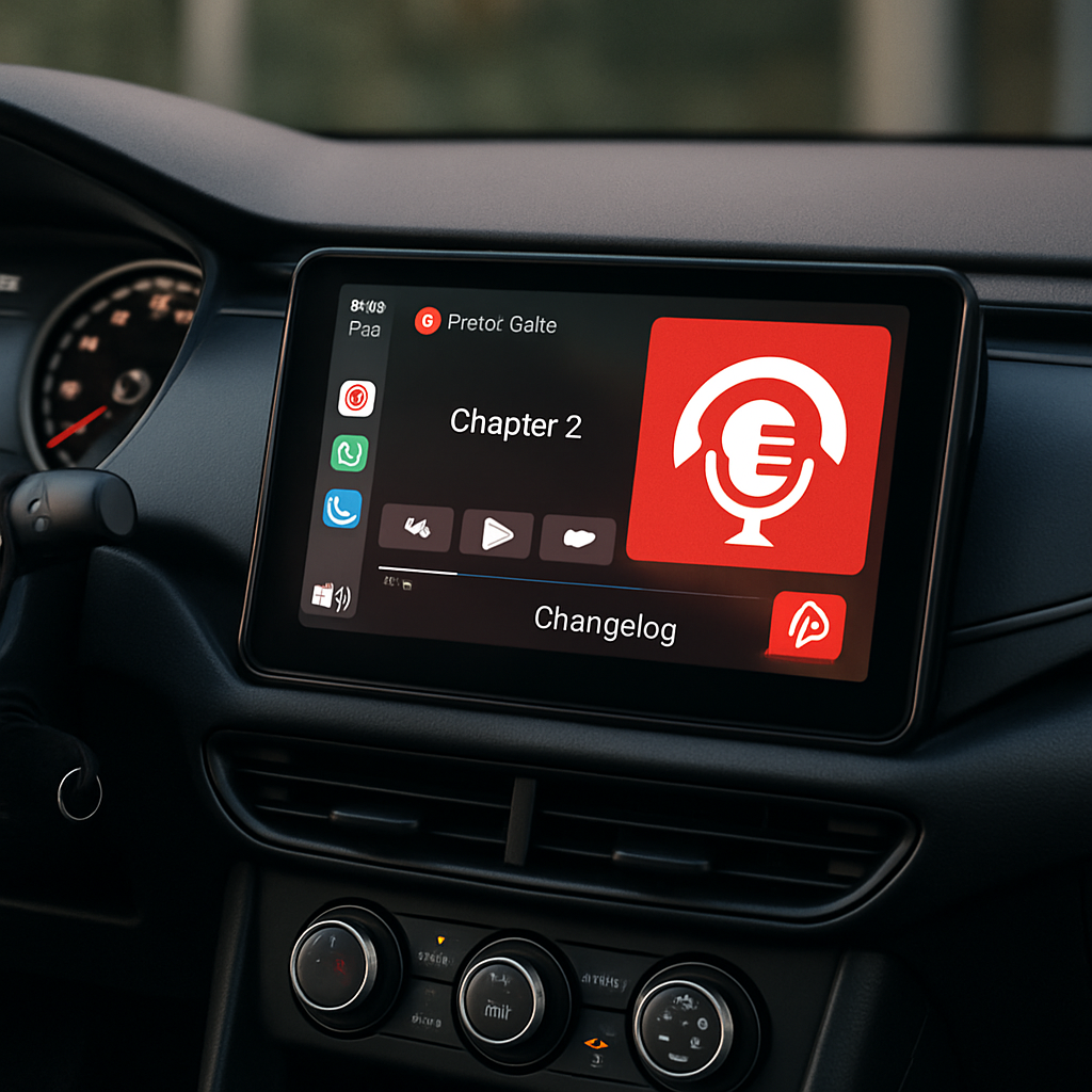 Pocket Casts Update Enhances CarPlay with Chapter Artwork