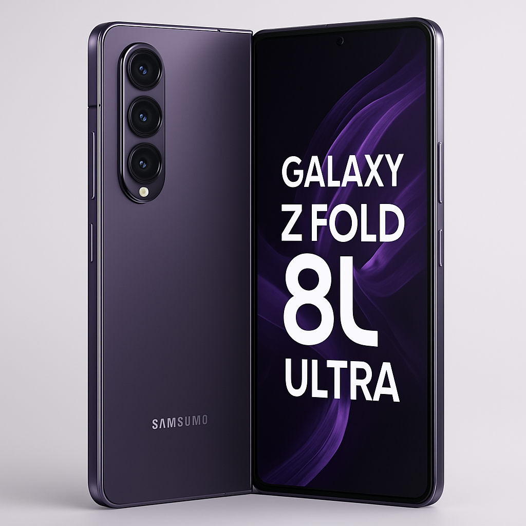Galaxy Z Fold 8 Ultra Unveiled in Stunning Deep Purple Hue
