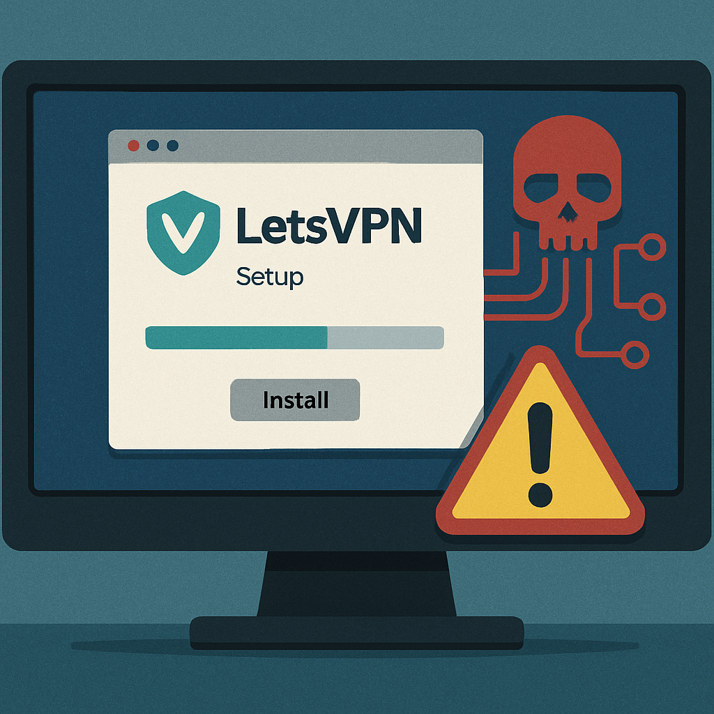 Fake LetsVPN Installer Delivers GoodPersonRAT Malware