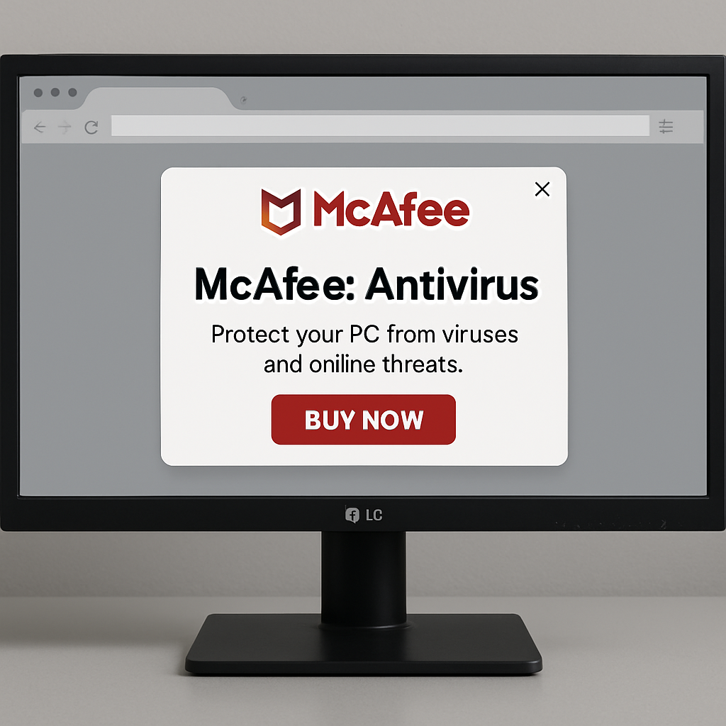 Windows Update Installs LG App That Displays McAfee Ads