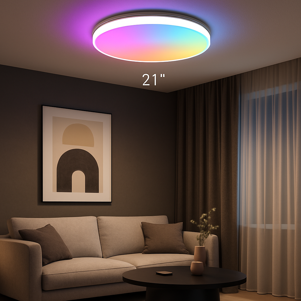 Govee’s 21-inch Smart Ceiling Light Ultra: Brightness Meets Blurry Motifs