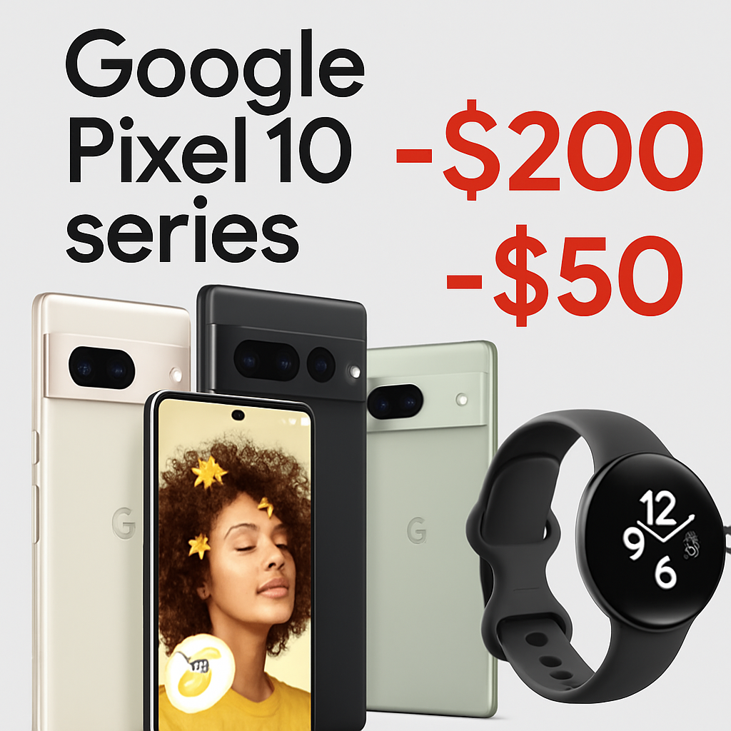 Major Discounts on Pixel 10 Series and Pixel Watch 4 Available Now