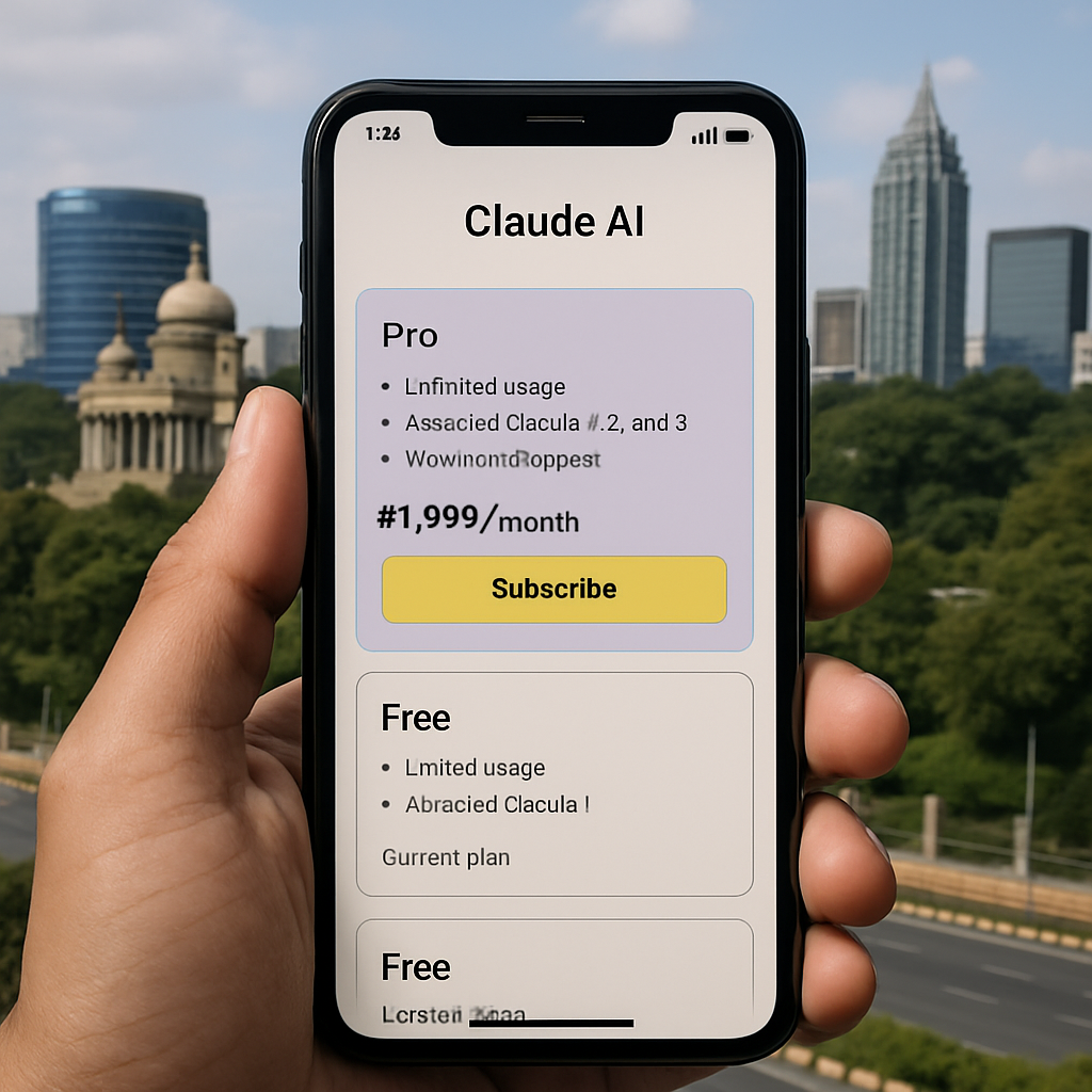 Anthropic Introduces Localized Pricing for Claude AI in India