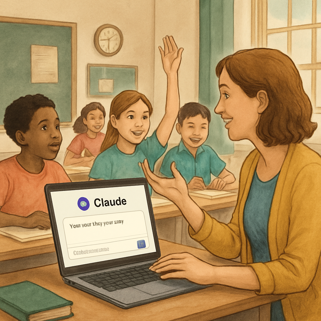 Anthropic Offers Free Premium Claude Access to U.S. K-12 Teachers