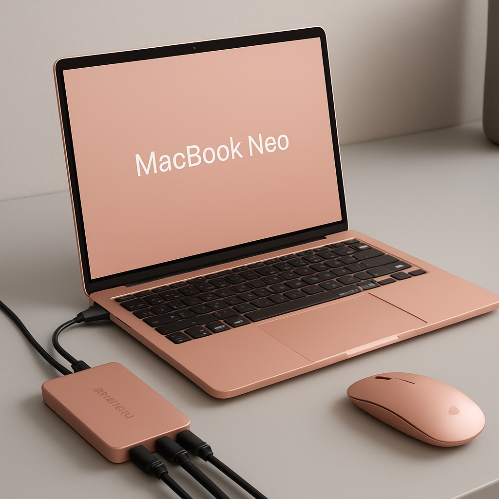 Satechi Unveils Color-Matching Accessories for MacBook Neo